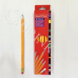 Grafitová ceruzka s gumou, tvrdosť H