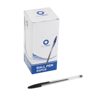 Jednorazové guľôčkové pero Bluering® čierne