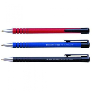 Guľôčkové pero, hrúbka 0,7mm, Penac RB085B, náplň červená