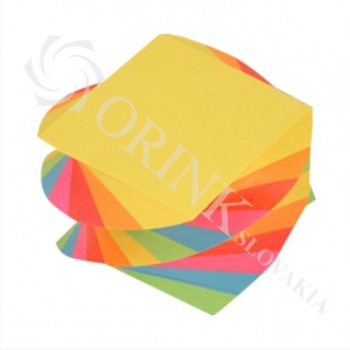 Blok farebná kocka točená lepená