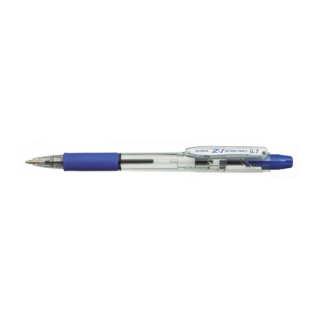 Guľôčkové pero 0,7mm klikacie ZEBRA Z1 modré