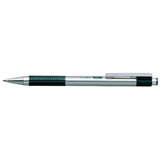 Guľôčkové pero 0,7mm ZEBRA F-301, zelené telo, náplň modrá