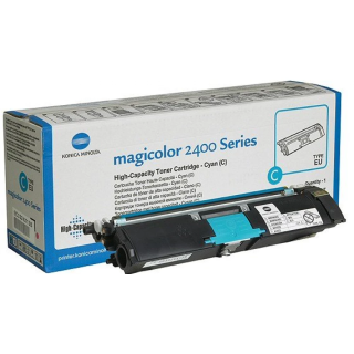 Konica Minolta MagiColor 2400 Cyan Original toner surplus