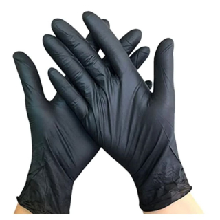 Nitrilové rukavice bez púdru veľkosť L 100ks GMT čierne