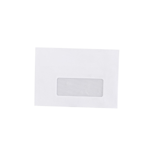 Samolepiaca obálka LC6 (114x162mm) s okienkom (35x90mm)