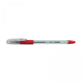Guľôčkové pero Z1 ZEBRA 0,7mm, náplň červená
