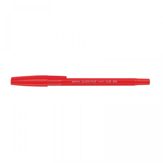 Guľôčkové pero 0,5mm H-8000 ZEBRA, náplň červená