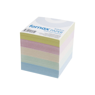 Bloček lepený 90x90x90mm Fornax mix pastelových farieb