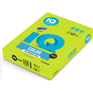 Farebný kopírovací papier A4 80g, 500ks, IQ LG46, Intense Lime Green