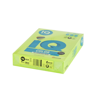 Farebný kopírovací papier A4 80g, 500ks, IQ, Neon Green