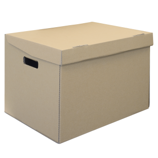 Archívna krabica 42x31x32cm s výklopným vekom Bluering® hnedá