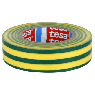 Izolačná páska 15mm x 10m zeleno-žltá, Tesa