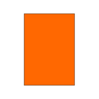 Etikety samolepiace 210x297mm (1/A4) oranžové, 100ks, Bluering®