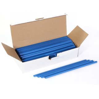 Násuvná lišta 6mm modrá (60 listov), 100ks, Bluering®