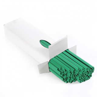 Násuvná lišta 6mm zelená (60 listov), 100ks, Bluering®