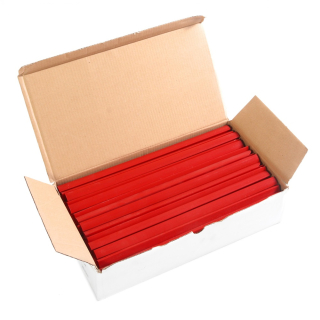 Násuvná lišta 12mm červená (do 120 listov), 100ks, EVO