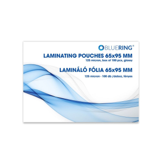 Laminovacia fólia 65x95mm 125mic 100ks lesklá, Bluering®