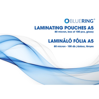Laminovacia fólia A5, 80 mikrónov, 100ks, Bluering®