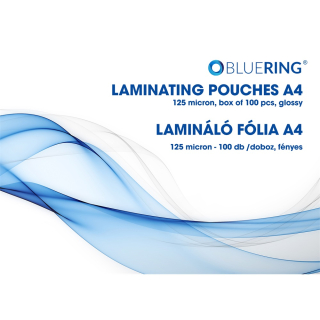 Laminovacia fólia A4, 125 mikrónov, 100ks, Bluering®