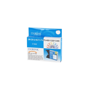 Brother LC12/LC1240/LC1280 Cyan ORINK PREMIUM