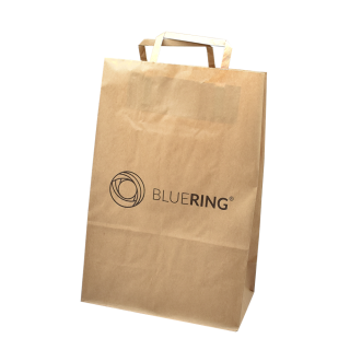 Papierová taška 32x15x44cm Bluering® hnedá