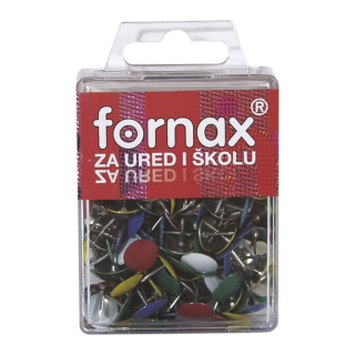 Pripináčiky farebné 100ks Fornax BC-22