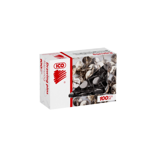 Pripínačky 100ks, ICO METAL 223