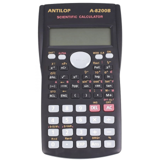 Kalkulačka vedecká čierna, ANTILOP A-8200B