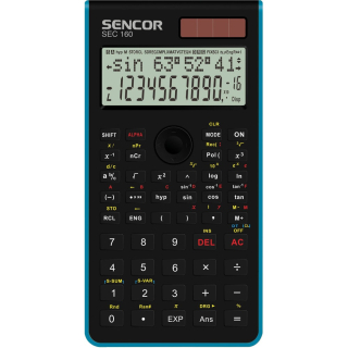Kalkulačka vedecká s 240 funkciami, SENCOR SEC160BU