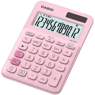 Kalkulačka stolová ružová, CASIO MS 20 UC