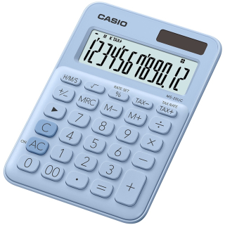 Kalkulačka stolová svetlomodrá, CASIO MS 20 UC