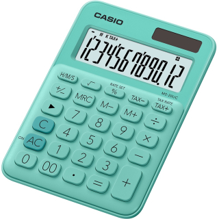 Kalkulačka stolová zelená, CASIO MS 20 UC