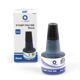 Pečiatková farba 30ml Bluering® čierna