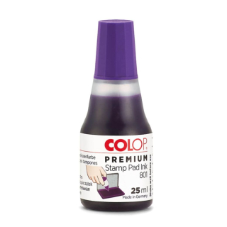 Pečiatková farba fialová 25ml, Colop 801 Premium