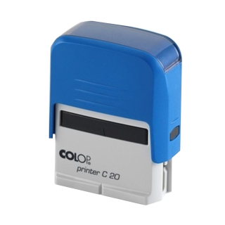 Pečiatka Colop Printer C20, modrá poduška, 14x38mm