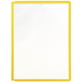 Prezentačný panel A4, žltý, 5ks v balení, Durable SHERPA