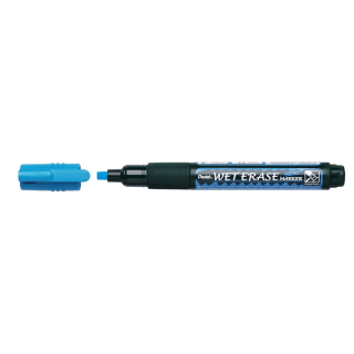 Kriedový popisovač 1,5-4mm modrý, PENTEL SMW26-CO