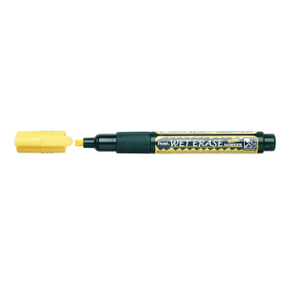 Kriedový popisovač 1,5-4mm žltý, PENTEL SMW26-GO