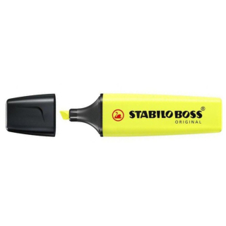 Zvýrazňovač 2-5mm, STABILO BOSS Original žltý
