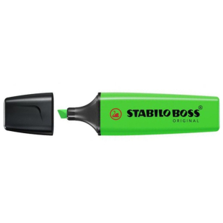 Zvýrazňovač 2-5mm, STABILO BOSS Original zelený