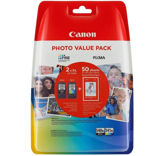 CANON PG-540XL/CL-541XL (PG540XL/CL541XL) MultiPack ORIGINAL + PhotoPaper GP501
