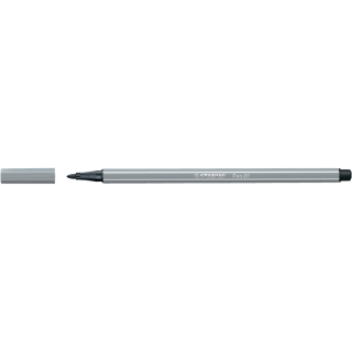 Popisovač 1mm, STABILO Pen 68 stredne sivý