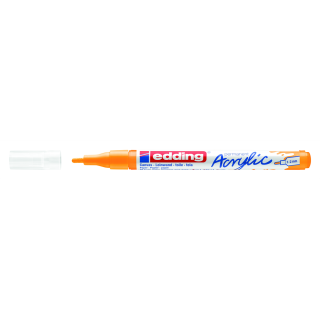 Akrylový popisovač 1-2mm EDDING 5300 oranžový