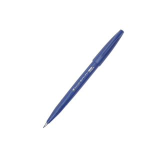 Kaligrafický popisovač s ohybným hrotom, Pentel SES15C-C modrý
