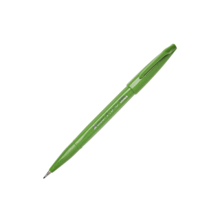 Kaligrafický popisovač s ohybným hrotom, Pentel SES15C-D zelený