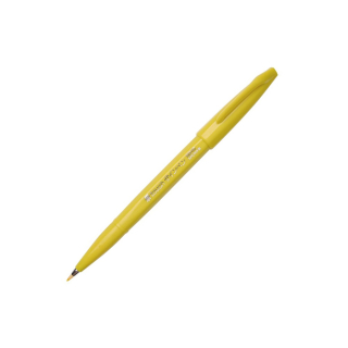 Kaligrafický popisovač s ohybným hrotom, Pentel SES15C-G žltý