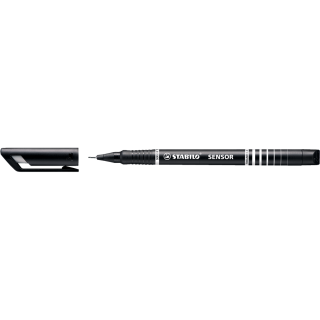 Liner 0,3mm, Stabilo Sensor čierny