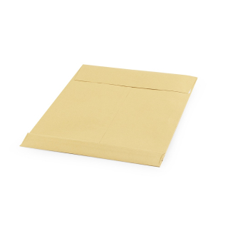 Kraftová papierová obálka TB4 silikónová so šírkou 50mm, hnedá