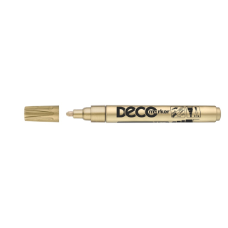 Lakový popisovač ICO DECO Marker zlatý