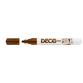 Lakový popisovač ICO DECO Marker hnedý